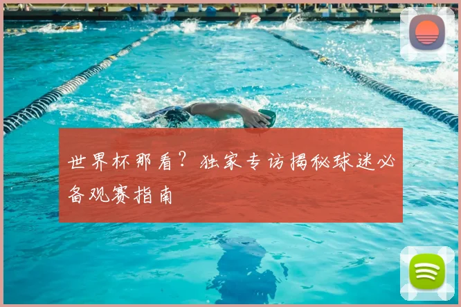 世界杯那看？独家专访揭秘球迷必备观赛指南